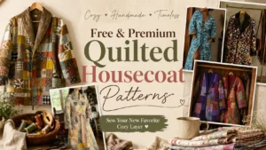 9 Free & Premium Quilted Housecoat Patterns You’ll Love