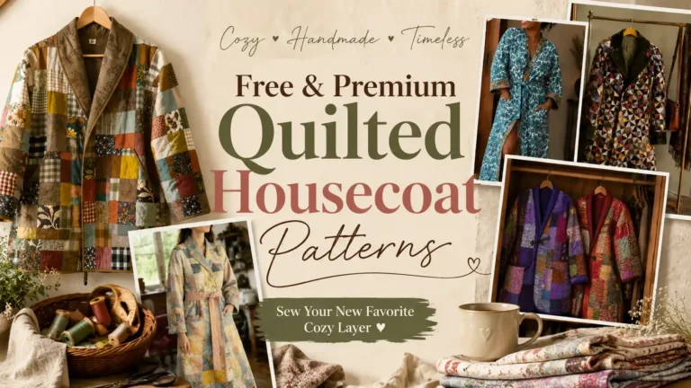 9 Free & Premium Quilted Housecoat Patterns You’ll Love