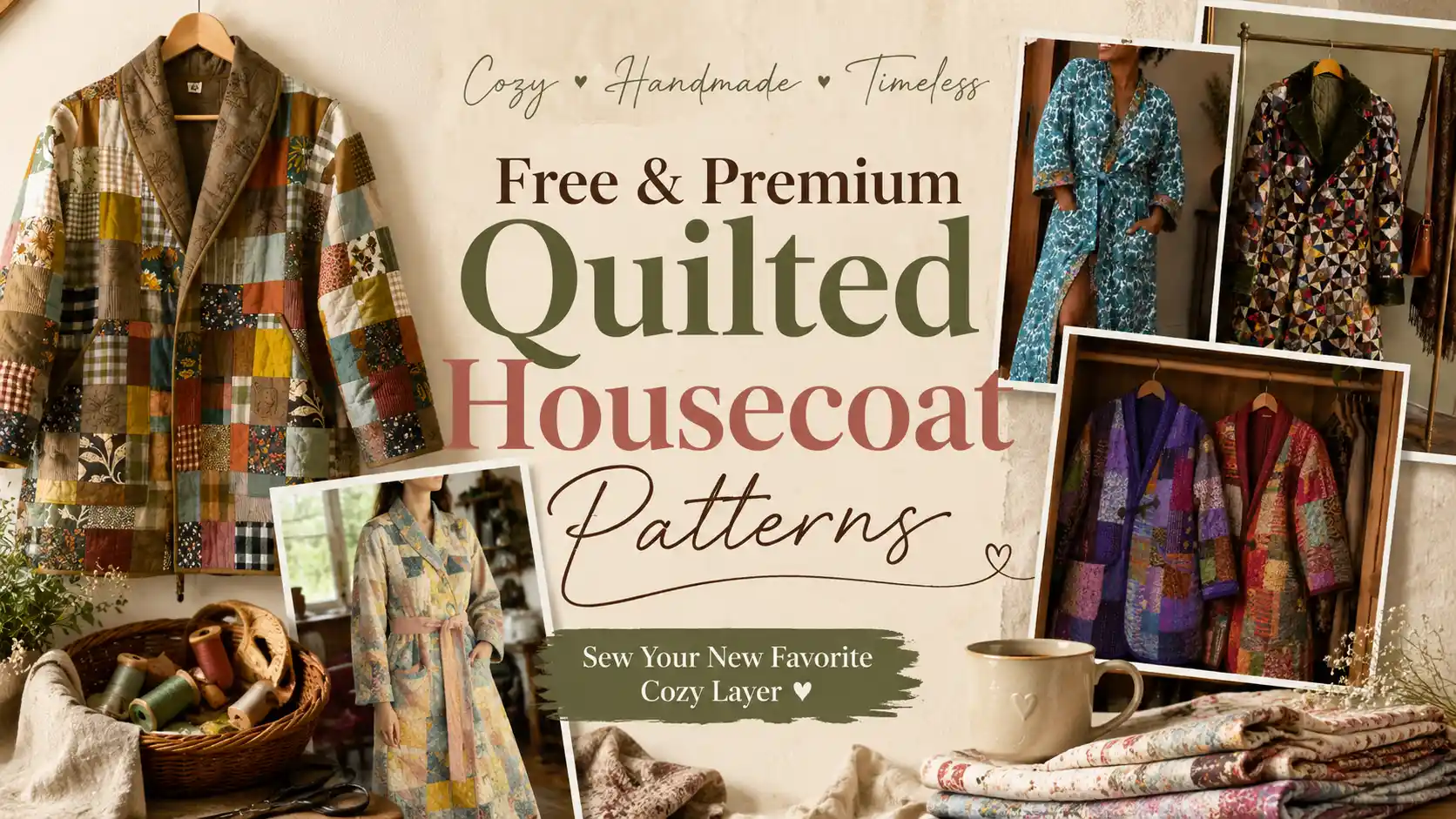Free & Premium Quilted Housecoat Patterns