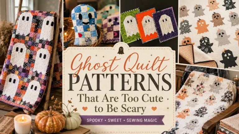 9 Ghost Quilt Patterns That Are Too Cute to Be Scary