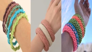 Crochet Bangle Bracelet
