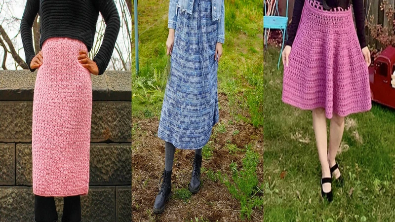 Crochet Winter Skirt Patterns